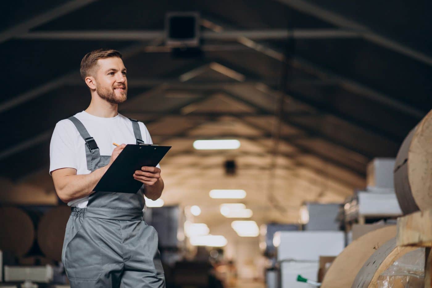 ingénieur de production en train de travailler